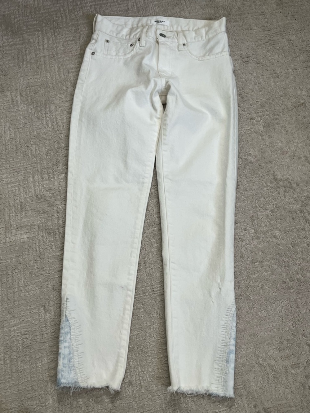 Moussy Vintage Mid Rise Straight Slim Fit Jeans